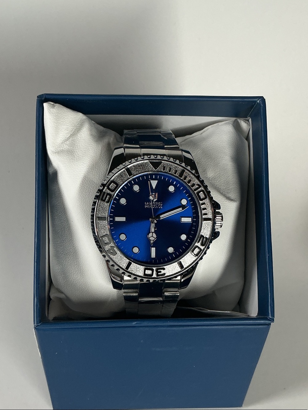 Invicta Men's Stainless Steel Watch with Blue Dial MPW-0268